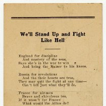 WWI postcards, Perry Burns, Fall City